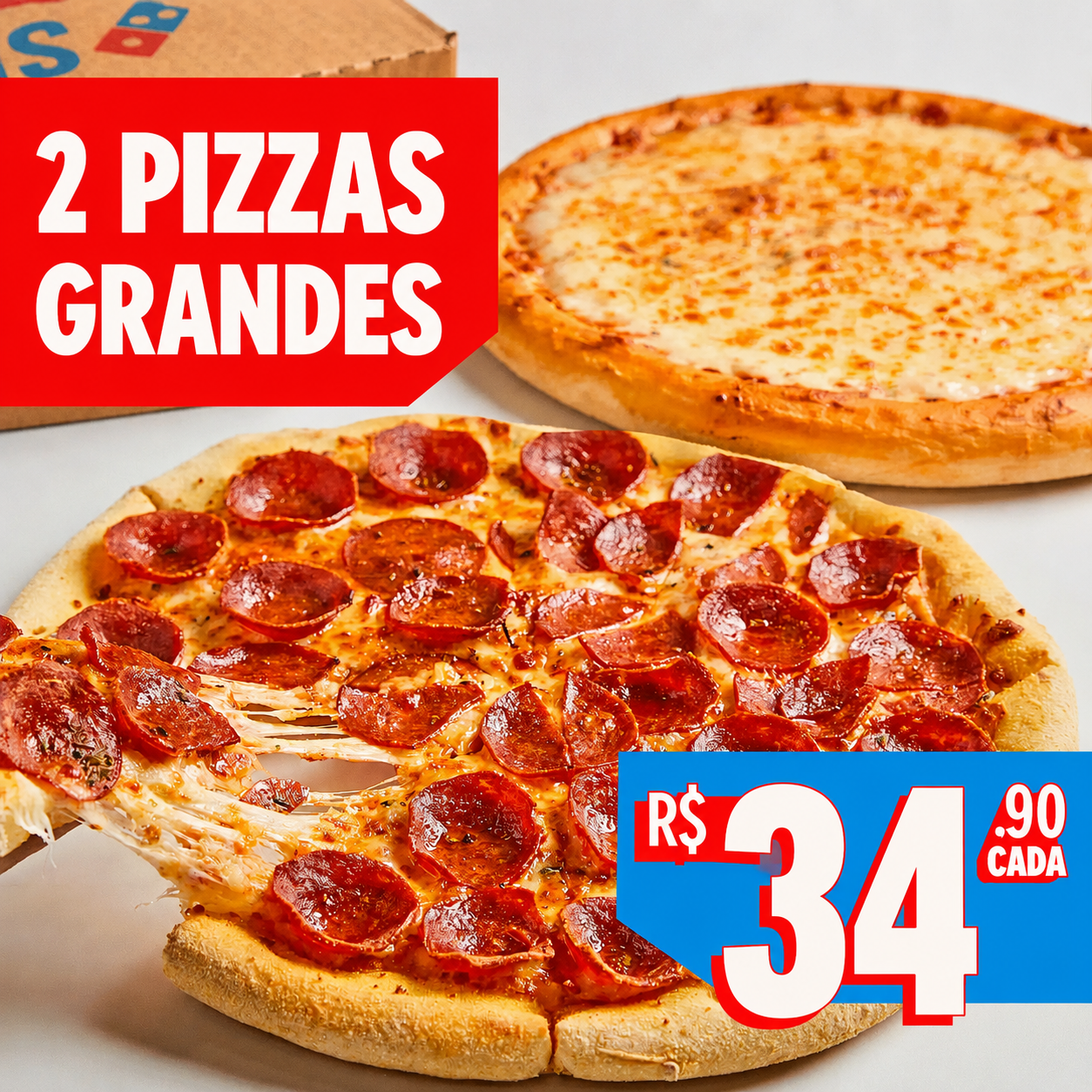 2 Pizzas Grandes